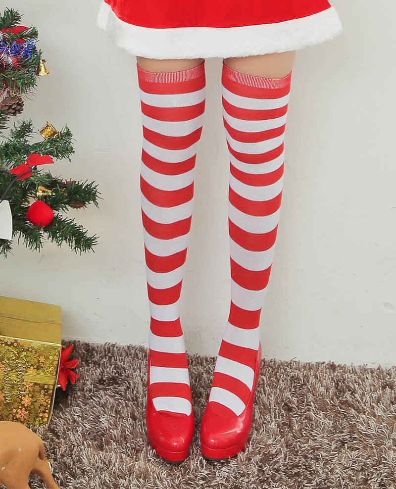 Deluxe Adult Sexy Women Santa Clause Costume Christmas Mini Dress Green Elf Xmas Home Party Costume