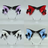 CatEar Hair Hoop Faux Fur Headband CatEar Headband Animal Hair Hoop Lolita Headband Plush Headband With Ears Headdress