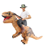 Anime Fancy Mascot Dinosaur Inflatable Christmas Halloween Cosplay Costumes Dress T-rex Suit
