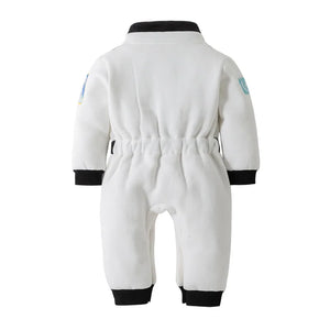 Halloween Astronaut Costume Space Suit Rompers for Baby Boys Toddler Infant Birthday Party Christmas Cosplay Costumes