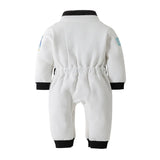 Halloween Astronaut Costume Space Suit Rompers for Baby Boys Toddler Infant Birthday Party Christmas Cosplay Costumes