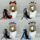 CatEar Hair Hoop Faux Fur Headband CatEar Headband Animal Hair Hoop Lolita Headband Plush Headband With Ears Headdress