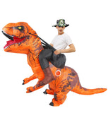 Anime Fancy Mascot Dinosaur Inflatable Christmas Halloween Cosplay Costumes Dress T-rex Suit