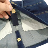 Women Open Crotch Tassel Pencil Micro Mini Jeans Skirt Tight Hip Slim Package Hip Skirt Button Crotch Bottom Wear Club Dance 55