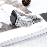 Apple Watch Band Vintage Link Bracelet Women Metal Carved iWatch Strap