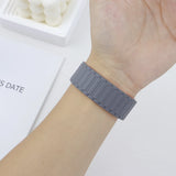 Magnetic Strap for Apple Watch Ultra2 Band 44mm 45mm 42mm 49mm 38 40mm 41mm Silicone Bracelet for IWatch Series 9 8 7 6 5 4 Se 3