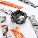 Braided Solo Strap For Apple Watch Band Ultra 2 49mm 41mm 45mm 44mm 40mm Nylon Adjustable Elastic iWatch 9 8 7 6 5 4 SE 3 2 Belt