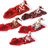 New Santa Dog Costume Christmas Pet Clothes Winter Hoodie Coat Chihuahua Poodle