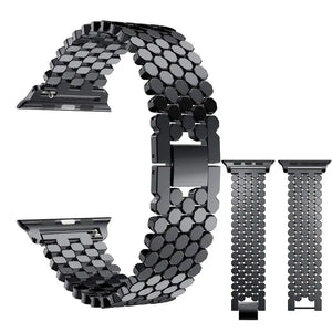 Alloy Metal Band Strap for Apple Watch Series 5 4 3 2 38MM 42MM  Replacement Strap for Iwatch 40MM 44MM Watch Accessories