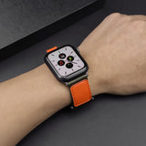 Nylon Strap for Apple Watch Band Ultra 49mm 8 7 6 SE 5 4 Indoor Sport Correas Bracelet IWatch Series 45mm 44mm 42mm 41mm 40/38mm