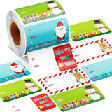 500 Pcs Tags Stickers Self Adhesive Christmas Name Labels Gifts Stickers Suitable for Birthdays Weddings Part