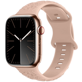 Engraved Strap for Apple Watch Ultra 2 Band 49mm 44MM 40mm 41/45mm 38/42mm Silicone Bracelet For IWatch Series 9 8 7 6 SE 5 4 3