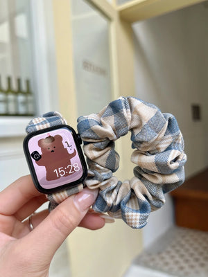 Scrunchie Strap For Apple Watch Band 49mm 45mm 44mm 41mm 40mm 42mm 38mm Elastic Fashion Fabric Loop iwatch Serie 8 7 6 5 4 3 SE