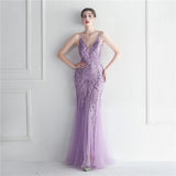 Women Gold Sequin Dress Strap Beading Party Maxi Dress Sexy V Neck Evening Dress Long Prom Dress