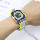 Nylon Strap for Apple Watch Ultra 2 Band 49mm 44mm 45mm 42mm 40mm 41mm 38mm Sport Straps Iwatch Series 9 8 7 SE 9 6 5 4 Bracelet