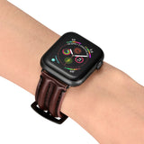 Cowhide Leather Strap For Apple watch band 45mm 41mm 44mm 40mm Ultra 2 49mm Wrist Bracelet iWatch Series 9 8 7 se 6 5 4 42mm