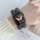 Bling Diamond Strap for Apple Watch Band 40mm 45mm 44mm 41mm 42mm 38mm woolen belt for Iwatch Series 7 SE 6 5 4 8 Women Bracelet