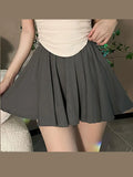 New In Now Summer Women's Skirts High Waisted Mini Mirco Pleated Skirts Sexy Streetwear Woman Clothing Cute Costume Party Outfit
