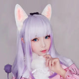 Shower Bunny Ear Headband Woman Students Washing Face Hairband Large  Headbands Plush Spring Hair Hoop