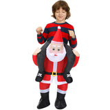 Christmas Santa Claus Adult Inflatable Costume Fancy Funny Cosplay Clothing For Performance Festival Carnival Party Costume