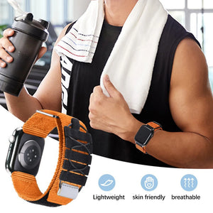 Nylon Sport Band For Apple Watch Ultra 49MM 45mm 44mm 41mm 40mm Replacement Strap For iWatch Series 8 7 6 SE 5 4 Bracelet