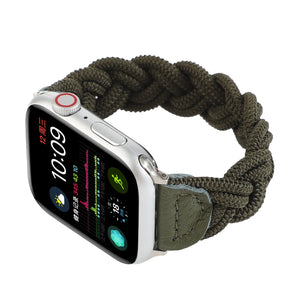 Braided Woven Strap for Apple Watch Band 44mm 40mm iWatch series 6 5 4 3 SE bands 38mm 42mm Nylon Sport Loop bracelet watchband