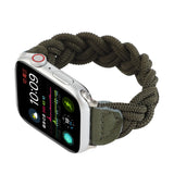Braided Woven Strap for Apple Watch Band 44mm 40mm iWatch series 6 5 4 3 SE bands 38mm 42mm Nylon Sport Loop bracelet watchband