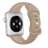 2in1 Engraved Strap for Apple Watch Ultra Band 49mm 44mm 40 41/45mm 38mm 42mm Silicone Sport Bracelet IWatch Series 8 7 6 SE 5 3