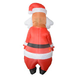 Inflatable Christmas Santa Claus Funny Blow Up Costumes Suit Unisex Adult Fancy Cosplay Party Costume