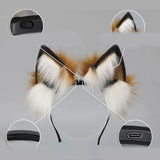 Carnivals Foxes Ear Hair Hoop Cute Live Broadcast Hair Holder Festival Headwear