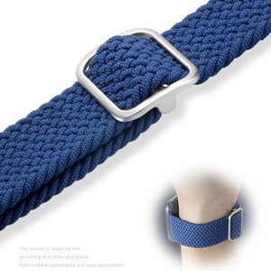 Braided Loop Strap For Apple watch Band Ultra 49mm 44mm 40mm 45mm 41mm 42mm 38mm Elastic Solo bracelet for iWatch series 8 7 6