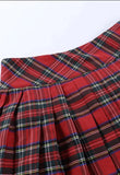 Sexy Plaid Print Pleated Mini Micro Preppy Style Y2K Harajuku Grunge Mesh Skater Patchwork Kawaii JK Girls Skirts
