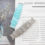 SOFT Cotton Elastic Scrunchies Band For Apple Watch Ultra 8 7 6 SE 5 4 Elasitc Replacement Strap IWatch Serise 42mm 44mm 45mm 49mm