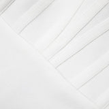 Long Sleeve White Evening Dress Women Night Party Celebrity Dress