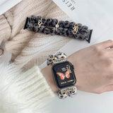 Bling Diamond Strap for Apple Watch Band 40mm 45mm 44mm 41mm 42mm 38mm woolen belt for Iwatch Series 7 SE 6 5 4 8 Women Bracelet