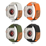 Nylon Strap Band for Apple Watch Ultra2 49mm 44mm 45mm 42mm 41mm 40 38mm Soft Bracelet IWatch series 9 8 7 6 5 43 SE Breathable