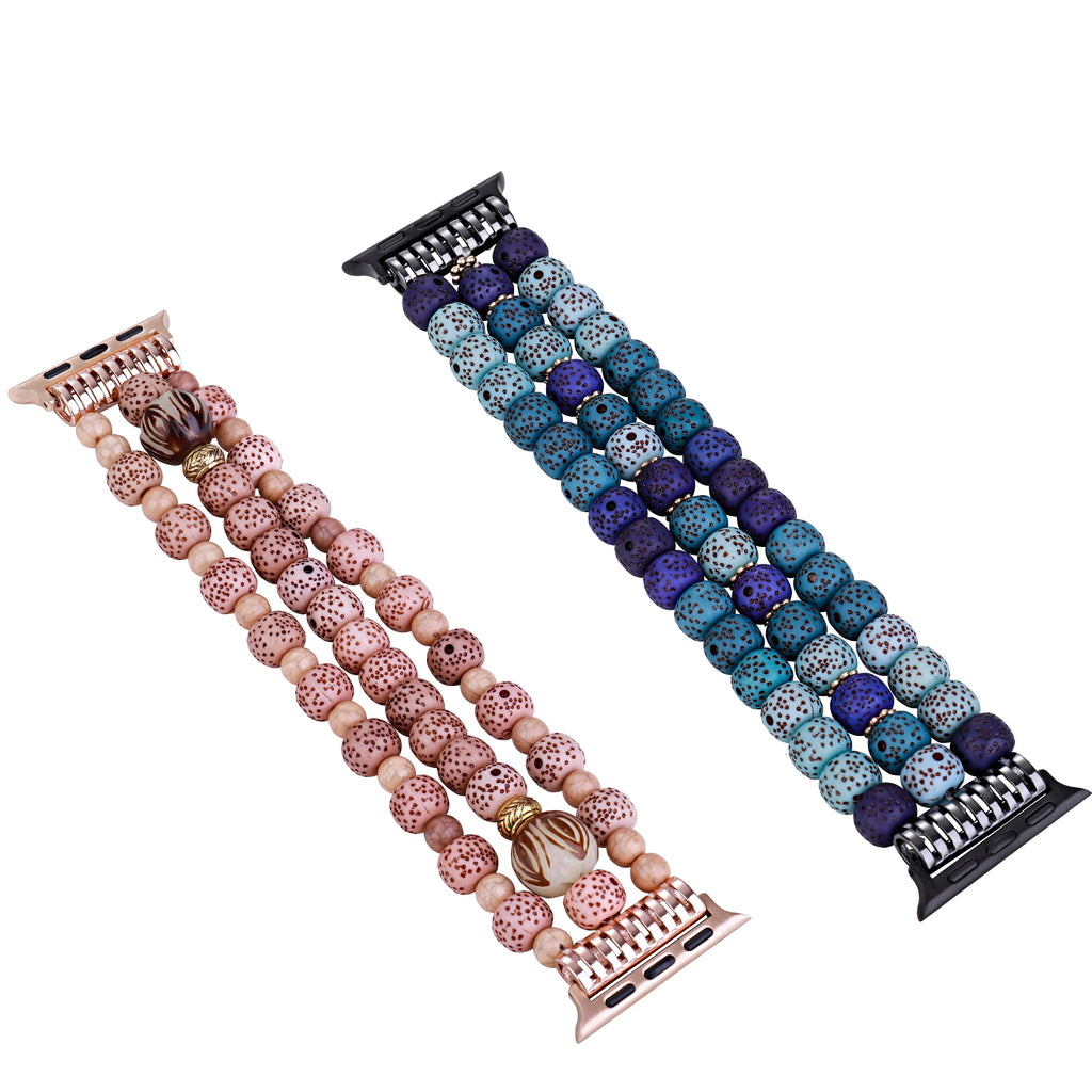 Handmade Beaded Strap For Apple Watch Band 41mm 45mm 40mm 44mm Fashion Women Bracelet iWatch Ultra 7 se 6 5 4 3 2 1 42mm/38mm