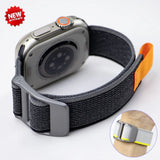 Nylon Strap for Apple Watch Ultra 2 Band 49mm 44mm 45mm 42mm 40mm 41mm 38mm Sport Straps Iwatch Series 9 8 7 SE 9 6 5 4 Bracelet