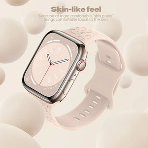 Engraved Strap for Apple Watch Band Ultra 49mm 44mm 45mm 42mm 41mm 42mm 38mm Leopard silicone bracelet for Iwatch Serise 8 7 6 5