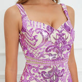 Strap Sequin Evening Sleeveless Sexy Beading Party Maxi Dress Long Prom Dress
