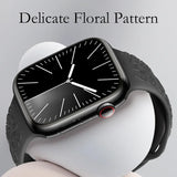 Engraved Strap for Apple Watch Ultra 2 Band 49mm 44MM 40mm 41/45mm 38/42mm Silicone Bracelet For IWatch Series 9 8 7 6 SE 5 4 3