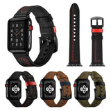 Leather Strap For Apple Watch Band 44mm 40mm Ultra 2 49mm 38/42 watchband Correa bracelet iWatch Series 5 3 SE 6 7 8 9 45MM 41MM