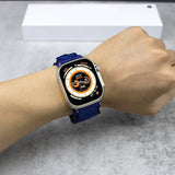 Sports Nylon Watchbands For Apple Watch Ultra 2 Band 49mm Soft Strap For Iwatch Series 9 8 7 6 4 3 45mm 44mm 42mm 41mm Bracelet