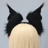 Electric Bunny Headband with Dangle Jewelry Decors Adult Punk Cosplay Headband