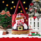 Christmas Tote Bags Snowman Fawn Children Gift Candy Storage Bags Christmas Decorations