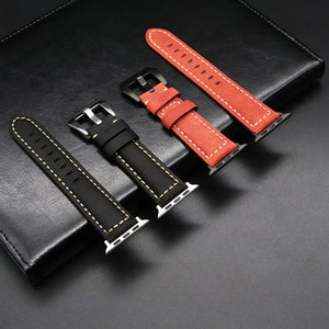 Leather Strap for Apple Watch Ultra Band 49mm 45mm 41mm 44mm 40mm 42mm 38mm Fashion Bracelet Iwatch Series 8 7 6 5 4 3 SE Correa