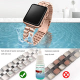 For Women Stainless Steel Watch Strap For Apple Watch Band 44mm 40mm 8/7SE/6/5/4/3/2/1 Metal iwatch Ultra Series 49mm 38mm 42mm