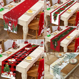 Table Runner Merry Christmas Decoration Home Xmas Party Decor Navidad Notal Ornament Happy New Year Decor