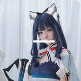 Cartoon Foxes Cat Ear Shape Hair Hoop with Tail Set Performances Hair Holder Cosplay Party Headwear for Teenagers Woman