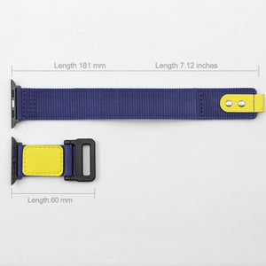 Nylon Strap for Apple Watch Band Ultra 49mm 8 7 6 SE 5 4 Indoor Sport Correas Bracelet IWatch Series 45mm 44mm 42mm 41mm 40/38mm
